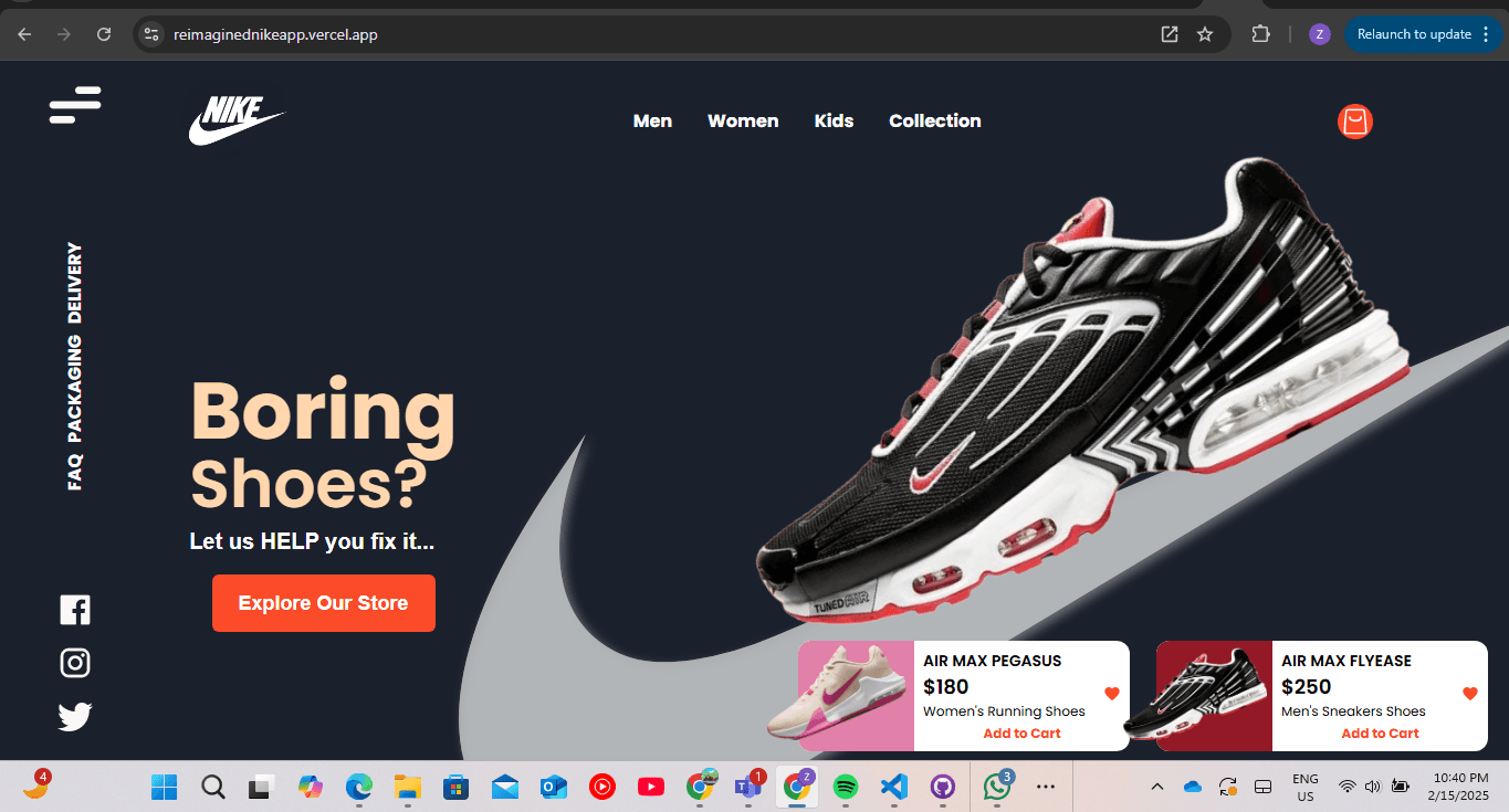 E-commerce Platform (Nike Store)