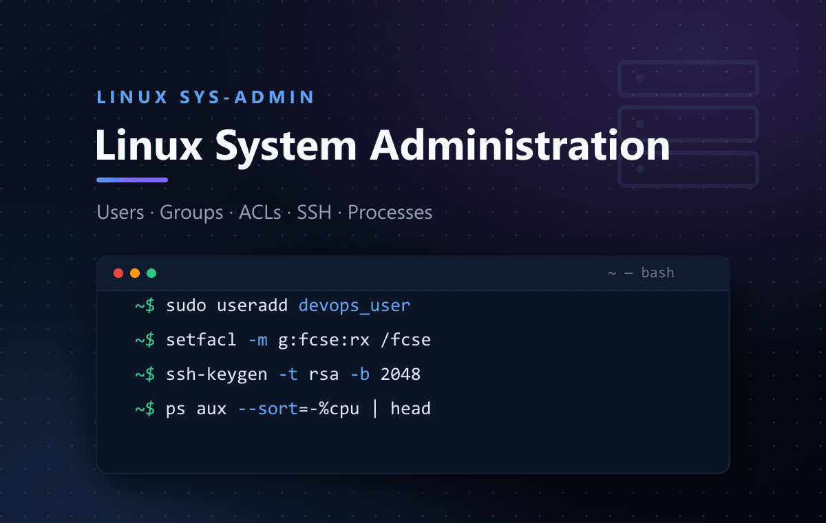 Linux System Administration